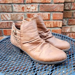 Sugar Brown Ankle Boots Ws 7.5